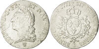 France Ecu Coin, Louis XV, Écu à la vieille tête, Limoges -