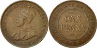 Australia Penny Coin, George V, Heaton, Bronze, KM:23 -