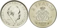 Monaco 2 Francs Coin, Rainier III, Paris, ESSAI, Nickel -