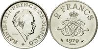 Monaco 2 Francs Coin, Rainier III, Paris, ESSAI, Nickel, KM:E71 -
