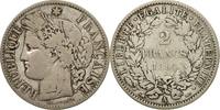 France 2 Francs Coin, Cérès, Paris, Silver, KM:817.1 -
