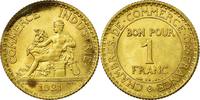France Franc Coin, Chambre de commerce, Paris, Aluminum-Bronze -