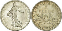 France Franc Coin, Semeuse, Paris, Silver, KM:844.1 -