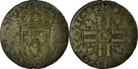 France Quinzain Coin, Louis XIV, Toulouse, Billon, Gadoury:91 -