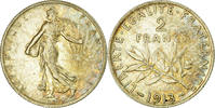 France 2 Francs Coin, Semeuse, Paris, Silver, KM:845.1 -