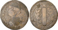 France 2 Sols Coin, 2 sols françois, Paris, Bronze -