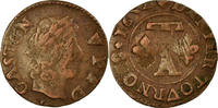 France Denier Tournois Coin, DOMBES, Gaston d'Orléans, Trévoux -