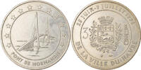 France Medaille 3 Euro Ville du Havre, Pont de Normandie -