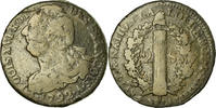 France 2 Sols Coin, Louis XVI, 2 sols françois, Paris -