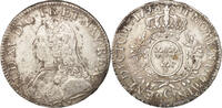 France Ecu Coin, Louis XV, Écu aux branches d'olivier, Caen -