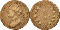 France 12 Deniers Coin, 12 deniers françois, La Rochelle -