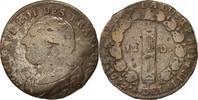 France 12 Deniers Coin, 12 deniers françois, Limoges, Bronze -