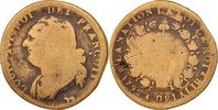 France 12 Deniers Coin, 12 deniers françois, Pau, Bronze -