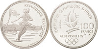 France 100 Francs Coin, Silver, KM:972 -