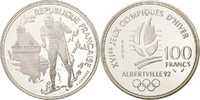 France 100 Francs Coin, Silver, KM:994 -