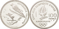 France 100 Francs Coin, Silver, KM:995 -