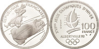 France 100 Francs Coin, Silver, KM:981 -