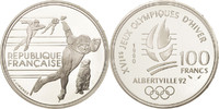 France 100 Francs Coin, Silver, KM:980 -