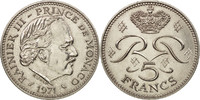 Monaco 5 Francs Coin, Rainier III, Copper-nickel, KM:150 -