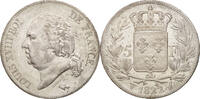 France 5 Francs Coin, Louis XVIII, Louis XVIII, Lille -