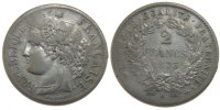France 2 Francs Coin, Cérès, Paris, Silver, KM:817.1 -