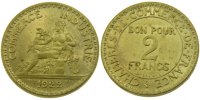 France 2 Francs Coin, Chambre de commerce, Paris -