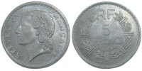 France 5 Francs Coin, Lavrillier, Beaumont le Roger -
