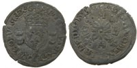 France Douzain aux croissants Coin, Grenoble, Silver -
