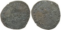 France Douzain aux croissants Coin, Grenoble, Silver -