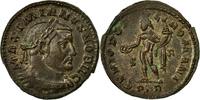 Follis Coin, Galerius, Trier, Bronze, RIC:594b -