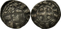 France Obol Coin, Dauphiné, Anonymous, Vienne, Silver -