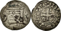 France Denarius Coin, Orléanais, Anonymous, Châteaudun, Silver -