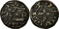 France Denarius Coin, Orléanais, Anonymous, Châteaudun, Silver -