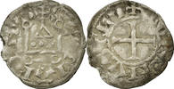 France Denarius Coin, Touraine, Saint-Martin de Tours, Silver -