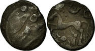 1/4 Stater Coin, Bellovaci, Silver, Delestrée:manque. -