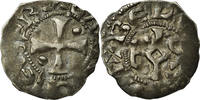 France Denarius Coin, Picardie, Barthélemy de Montcornet -