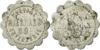 France 10 Centimes Coin, 60ème d'Infanterie, Cantine Hienard, Besançon -