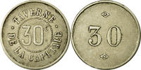 France 30 Centimes Coin, Taverne de la Capitale, Paris -