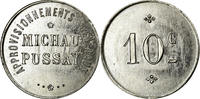 France 10 Centimes Coin, Approvisionnements Généraux, MICHAU, Pussay -