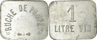 France 1 Litre Coin, Ruche de Pompey, Pompey, Aluminium -