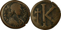 Half Follis Coin, Anastasius I, Nicomedia, Copper, Sear:38 -