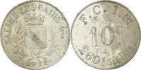 France 10 Centimes Coin, F.C.I.M, 260ème section, Salins-Les-Bains -