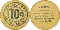 France 10 Centimes Coin, La Chaléassière, Le Flaive & Cie, Saint-Etienne -