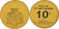 France 10 Centimes Coin, Ville de Saint-Gaudens, Saint-Gaudens -