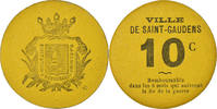 France 10 Centimes Coin, Ville de Saint-Gaudens, Saint-Gaudens -