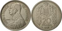 Monaco 20 Francs, Vingt Louis II, Poissy, Copper-nickel -