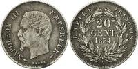 France 20 Centimes Coin, Napoleon III, Napoléon III, Paris -