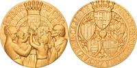 Spain Medal Caja de Pensiones, Bodas de Oro, Mares, Gilt -