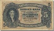 Norway 5 Kroner Banknote -