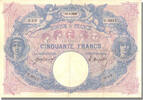 France 50 Francs Banknote, 50 F 1889-1927 ''Bleu et Rose'', 1921-01-14 -
